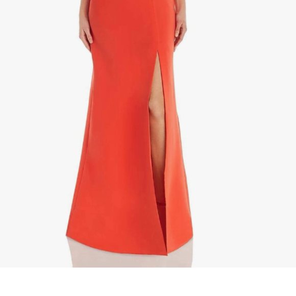 BCBGMAXAZRIA Women's Strappy Caged Gown Size-10 NWT - Picture 5 of 9